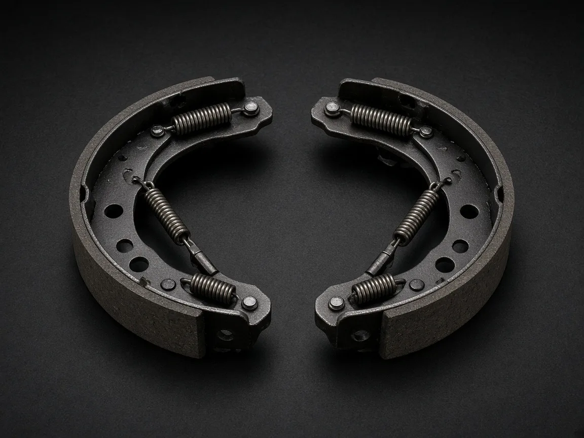 Heavy cargo trailer drum brake shoe set