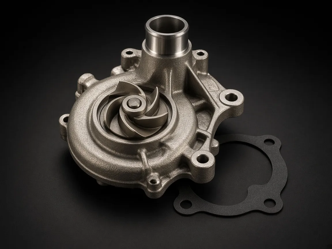Passenger vehicle engine water pump